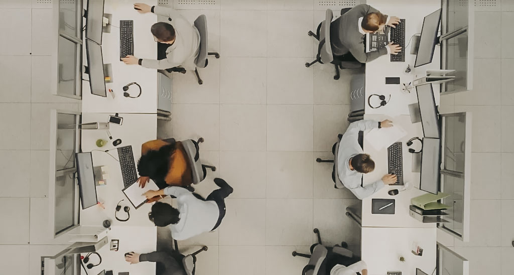 Office from a Birds Eye View
