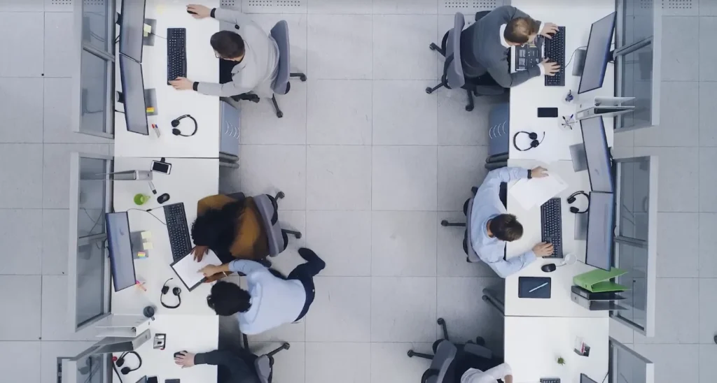 Office from a Birds Eye View