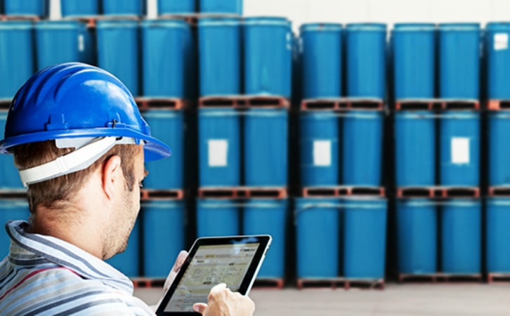 Onsite chemical inventory inspection