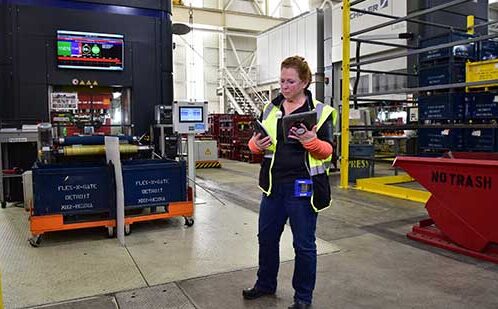 Safety professional at facility