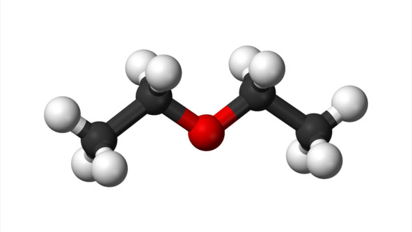 Diethyl ether 3D Organic Compound