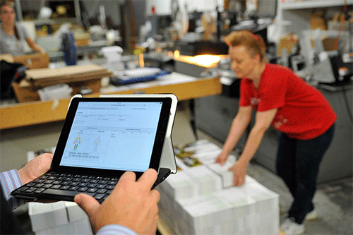 Man Checking Movement Data