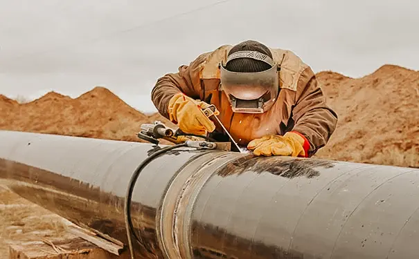 Professional welding oil pipe structure