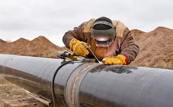 Professional welding oil pipe structure