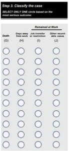 Osha 300 Categories