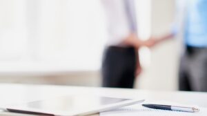 Business Meeting Blurred