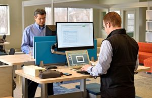 Workers at their Desktops