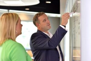 Jaime Writing On Whiteboard