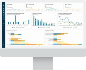 VelocityEHS Global Dashboard UI on desktop