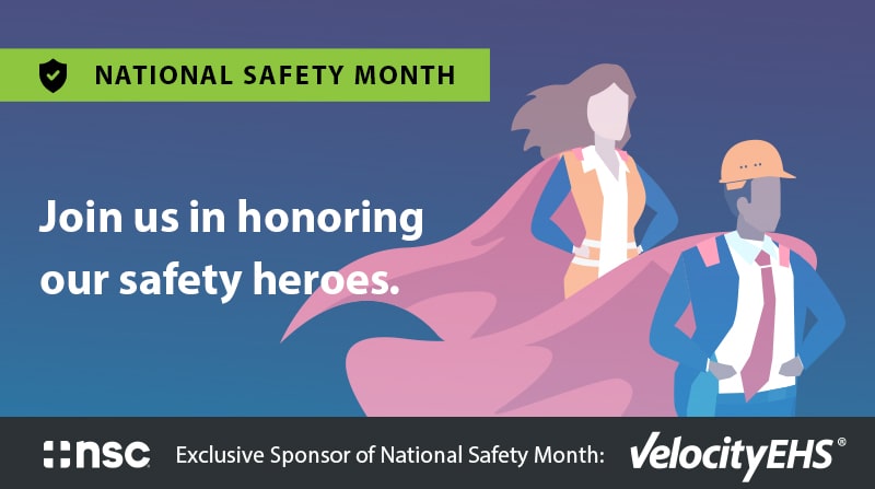 EHS National Safety Month Banner