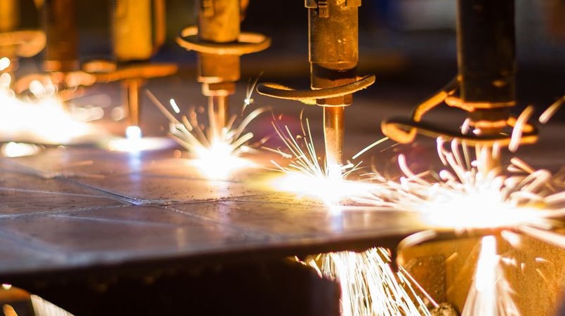 Welding Sparks Image