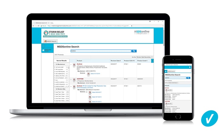Storm Releif MSDS Online Image 1