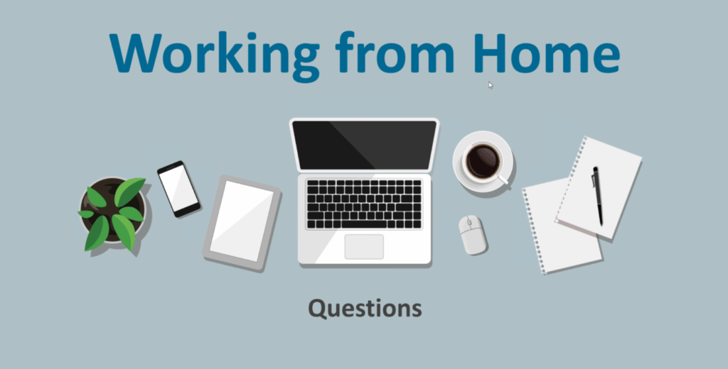 Working From Home Main Poster