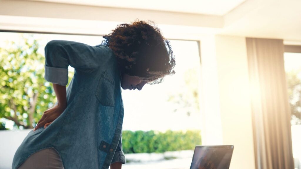 Woman With Back Pain