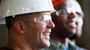 Workers Smiling