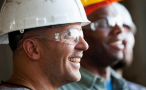 Eye Protection Glasses On Workers