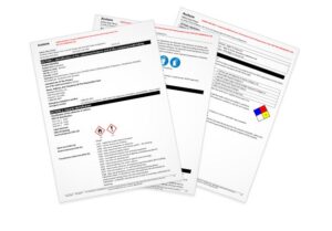 Safety data sheets