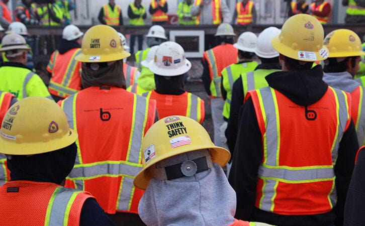 Safety training meeting