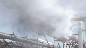 Anhydrous ammonia leak