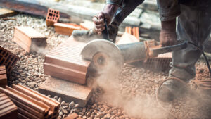 Silica dust in construction jobsite