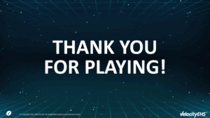 Thank You For Playing Poster