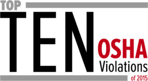 Top 10 OSHA Violations of 2015 Poster