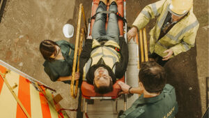 Injured Man on Gurney 2