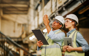EHS Workers With Tablets