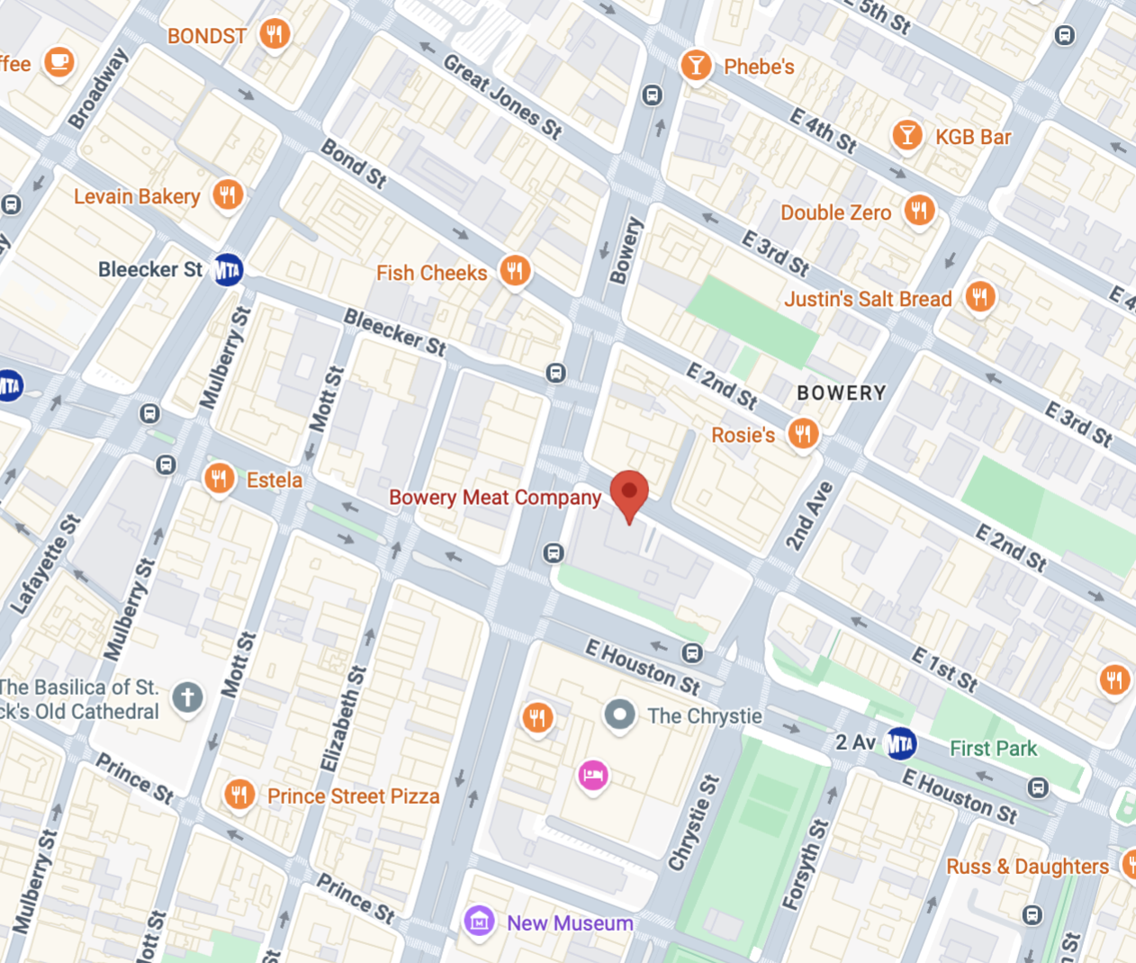 Bowery Meat Company New York